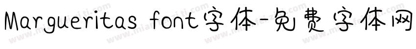 Margueritas font字体字体转换